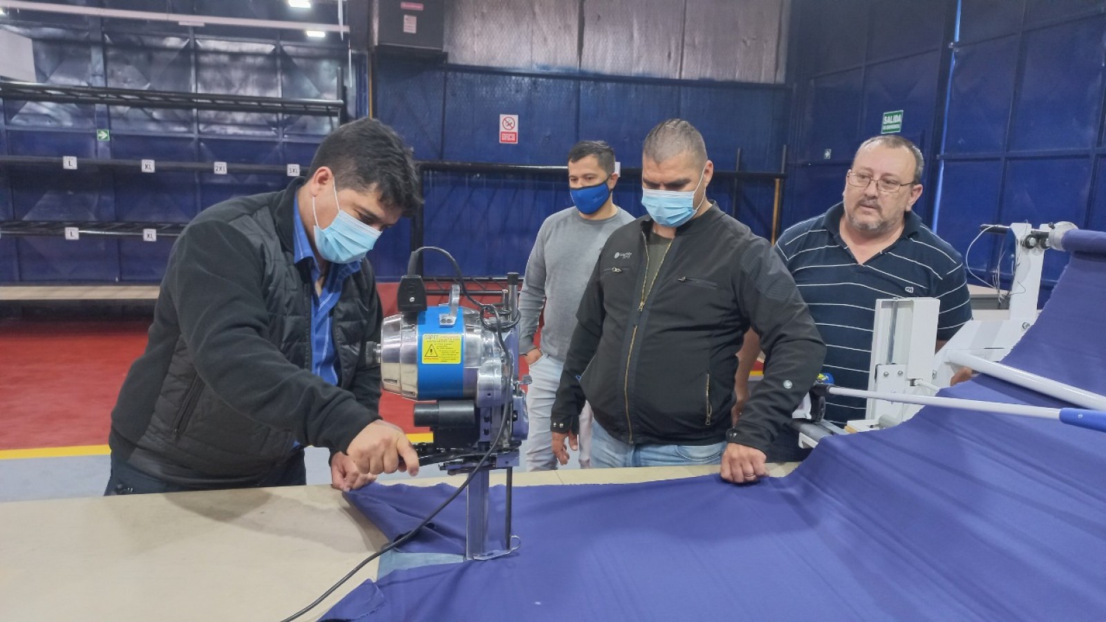 La fábrica textil en Las Heras ya es una realidad